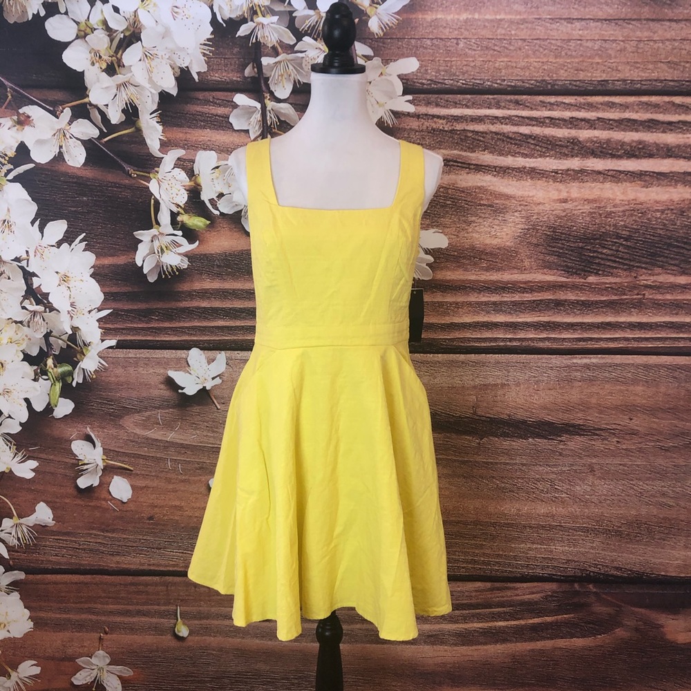 Yellow Woven Dress